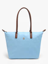 Schoudertas Popette Nylon Tommy hilfiger Blauw popette AW17711